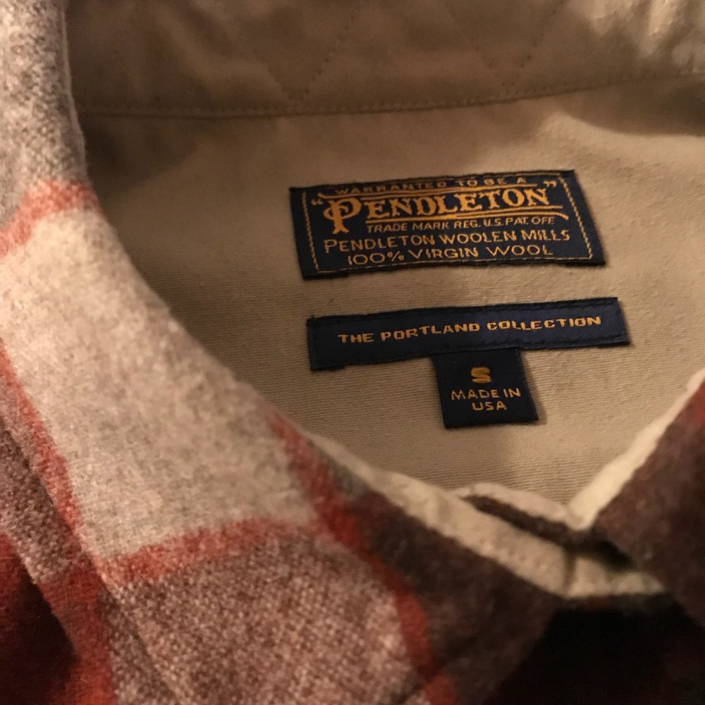 PENDLETON Plaid Shirt.